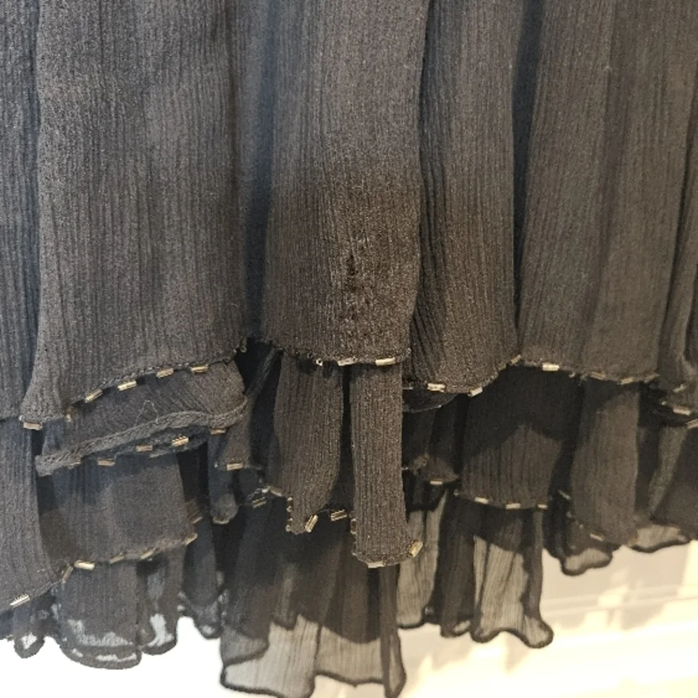 Karen Millen Silk Black Halter Evening Dress - Elegant Women's Black Dress - Picture 5 of 11